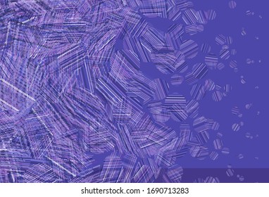 Light Pink, Blue vector texture with disks. Blurred decorative design in abstract style with bubbles. Pattern for beautiful websites.