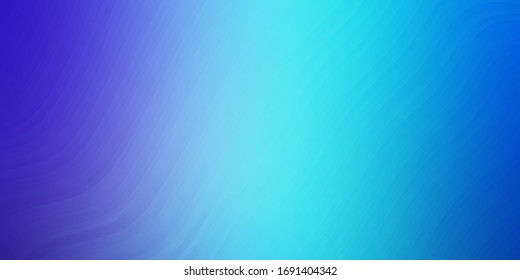 Light Pink, Blue vector texture with curves. Bright sample with colorful bent lines, shapes. Best design for your ad, poster, banner.
