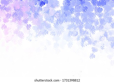 Light Pink, Blue vector texture with colored lines. Lines on blurred abstract background with gradient. Best design for your ad, poster, banner.