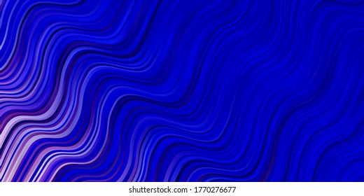 Color rosa claro, textura vectorial azul con arco circular. Ilustración de degradado en un estilo sencillo con arcos. Plantilla para el diseño de la interfaz de usuario.