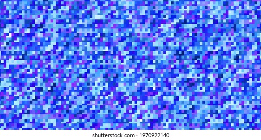 Light Pink, Blue vector texture in rectangular style. Colorful illustration with gradient rectangles and squares. Modern template for your landing page.