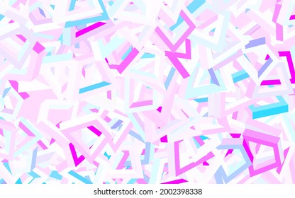 Light Pink, Blue vector texture with abstract forms. Simple colorful illustration with abstract gradient shapes. Best smart design for your business.