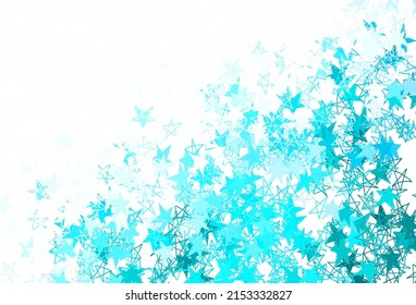 Light Pink, Blue vector texture with beautiful stars. Decorative shining illustration with stars on abstract template. Pattern for astronomy websites.
