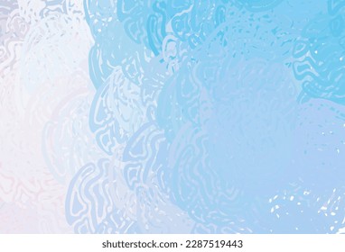 Light Pink, Blue vector texture with wry lines. A circumflex abstract illustration with gradient. A sample for your ideas.