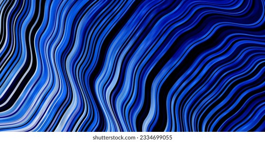 Light Pink, Blue vector texture with wry lines. Illustration in abstract style with gradient curved.  Pattern for commercials, ads.