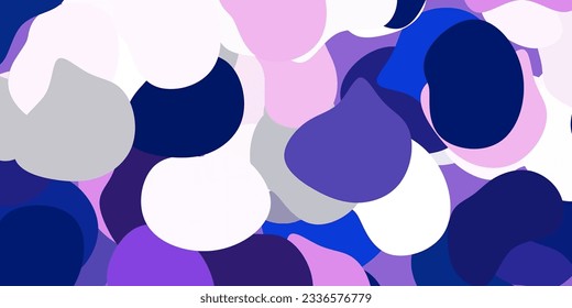 Light pink, blue vector texture with memphis shapes. Simple design in abstract style with gradient forms. Elegant design for wallpaper set.