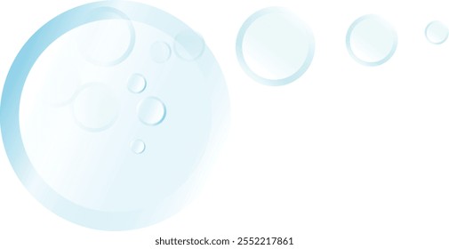 Light Pink, Blue vector texture with disks. Illustration with set of shining colourful abstract circles. New design for ad, poster, banner of your website.