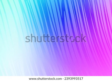 Light Pink, Blue vector texture with bent lines. A completely new colorful illustration in simple style. A sample for your ideas.