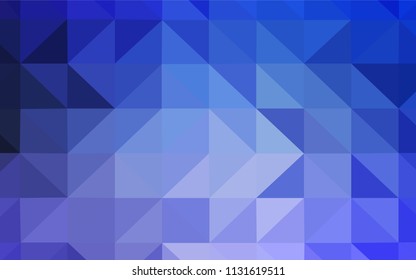 Light Pink, Blue vector triangle mosaic template. A completely new color illustration in a polygonal style. A completely new design for your leaflet.