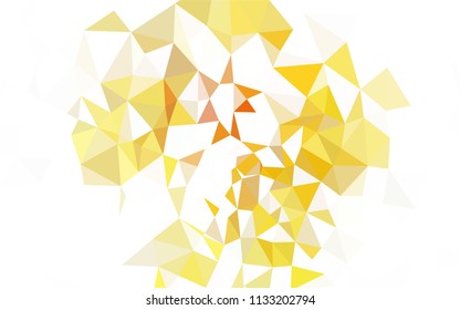 Light Pink, Blue vector triangle mosaic template. Colorful abstract illustration with triangles. Polygonal design for your web site.