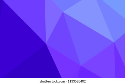 Light Pink, Blue vector triangle mosaic template. Glitter abstract illustration with an elegant triangles. Pattern for a brand book's backdrop.