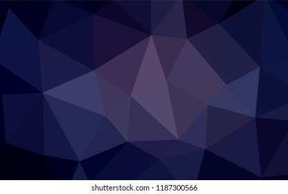 Light Pink, Blue vector triangle mosaic cover. A sample with polygonal shapes. Brand new design for your business.