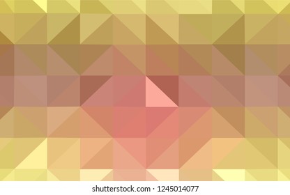 Light Pink, Blue vector triangle mosaic cover. Colorful abstract illustration with triangles. Template for cell phone's backgrounds.