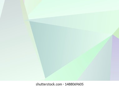 Light Pink, Blue vector triangle mosaic texture. Colorful abstract illustration with triangles. A new texture for your web site.