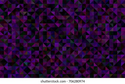 Light Pink, Blue vector triangle mosaic background. Brand-new colored illustration in blurry style with gradient. Brand-new style for your business design.