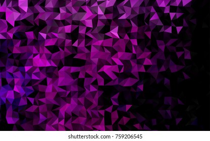 Light Pink, Blue vector triangle mosaic pattern. Geometric illustration in Origami style with gradient. The best triangular design for your business. Light Pink, Blue vector triangle mosaic pattern. Geometric illustration in Origami style with gradient. The best triangular design for your business.