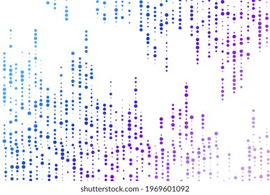 
Light Pink and Blue, white vector background with bubbles and Blurred decorative design in abstract style with dots Completely new template for your brand design.eps