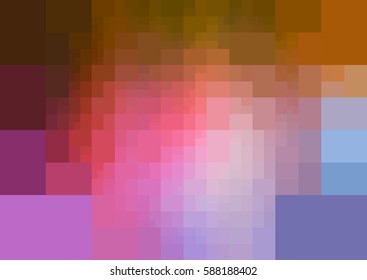 Light Pink, blue, yellow Background rectangles and squares. Style Patchwork and Quilt. Geometric sample. Repeating routine with rectangle shapes.