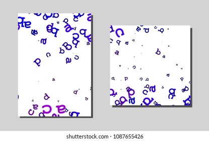 Light Pink, Bluevector banner for websites. Beautiful colored sample in A4 size. Beautiful design for cover of notepads.