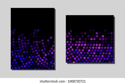 Light Pink, Bluevector brochure for ui, ux design. Modern abstract design concept with colorful gradient. Pattern can be used as a template for calendars.