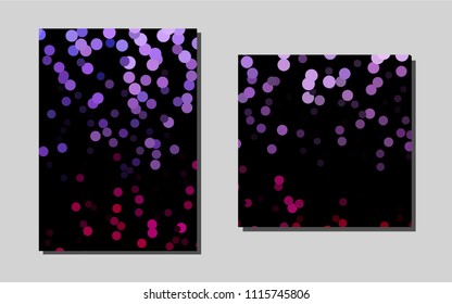 Light Pink, Bluevector brochure for ui, ux design. Blurred decorative design in abstract style with textbox. Pattern for ads, leaflets, labels of your business.