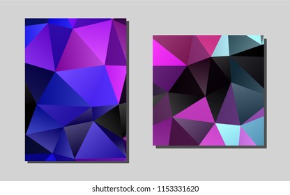 Light Pink, Bluevector cover for Envelopes. Glitter abstract design concept with text box. Pattern for beautiful business cards, folders.