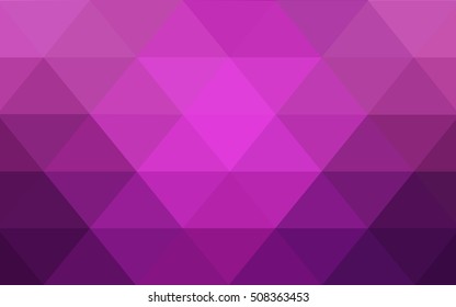 Light pink blurry triangle background. A completely new color illustration in a vague style. A completely new template for your business design.