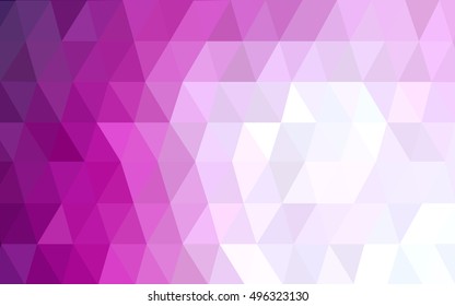 Light pink blurry triangle pattern. An elegant bright illustration with gradient. The elegant pattern can be used as part of a brand book.