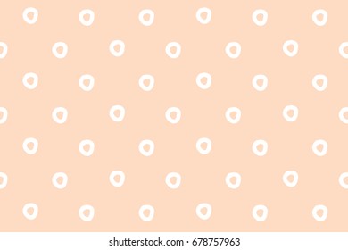 Light pink bulls eye pattern