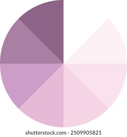 light pink color palette, combination with its elegance and depth. light pink color palette vector illustration.