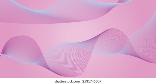 Light Pink Color wave for background