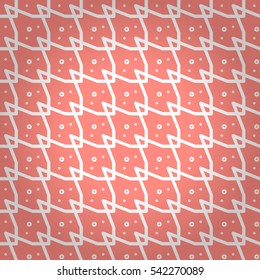 Light pink fancy seamless pattern in alien style.