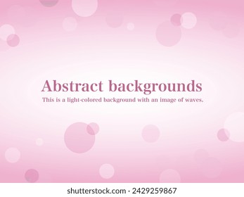 Light pink fantastic polka dot background material