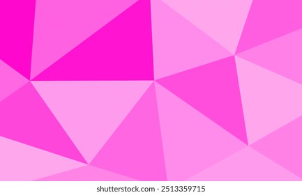 Forma abstracta de polígono plano rosa claro. Diseño de textura de elemento de patrón de triángulo irregular. Conveniente para el Anuncio del telón de fondo, cubierta, Sitio web, publicidad, idea, decoración, página, saludo, invitación