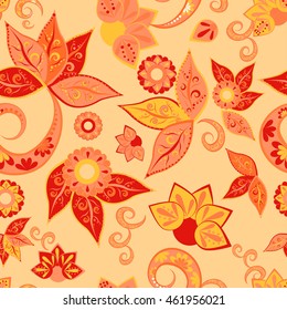 light pink flower seamless pattern
