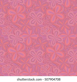 light pink flowers seamless pattern