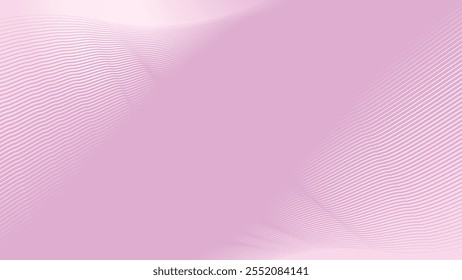 Light pink gradient background with curve line abstract vector image