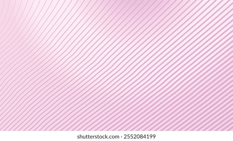 Light pink gradient background with curve line abstract vector image