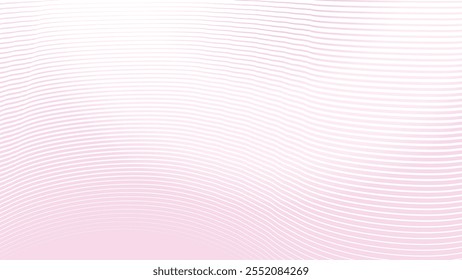 Light pink gradient background with curve line abstract vector image