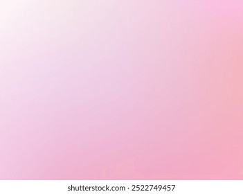 Light pink gradient color background. Banner for advertise product on website. Space for text. Vector illustration.