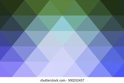 Light pink, green abstract polygonal pattern. An elegant bright illustration with gradient. The best triangular design for your business.