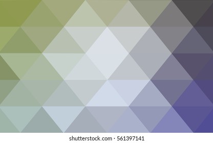 Light Pink Green Low poly crystal background. Polygon design pattern. Low poly vector illustration, low polygon background.