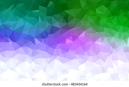 Light pink, green polygon abstract background. Creative illustration in halftone style with gradient. The best triangular design for your business.