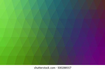 Light pink, green polygon abstract pattern. Creative illustration in halftone style with gradient. Brand-new design for your business.