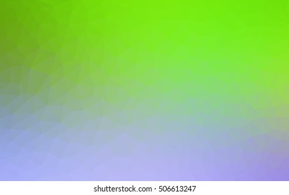 Light pink, green polygon abstract template. Creative geometric illustration in Origami style with gradient. A completely new design for your business.