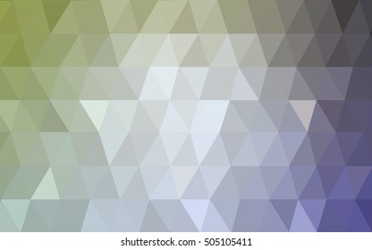 Light pink, green triangle mosaic background. Shining colored illustration in a brand-new style. Brand-new style for your business design.