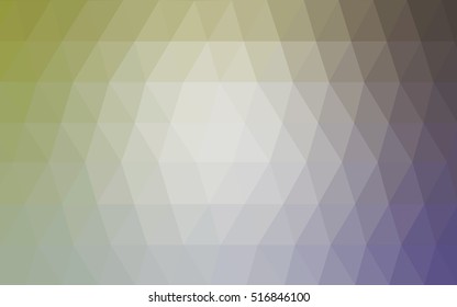 Light pink, green triangle mosaic template. Triangular geometric sample with gradient.  The textured pattern can be used for background.