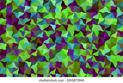 Light Pink, Green vector abstract blurred pattern. Geometric illustration in Origami style with gradient.  The completely new template can be used for your brand book.