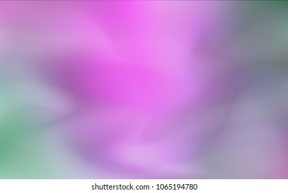 Light Pink, Green vector abstract blurred background. Creative illustration in halftone style with gradient. A new texture for your design.