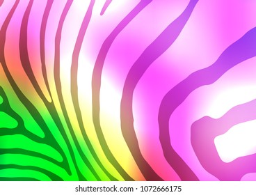 Light Pink, Green vector abstract doodle template. Modern geometrical abstract illustration with doodles. Hand painted design for web, leaflet, textile.